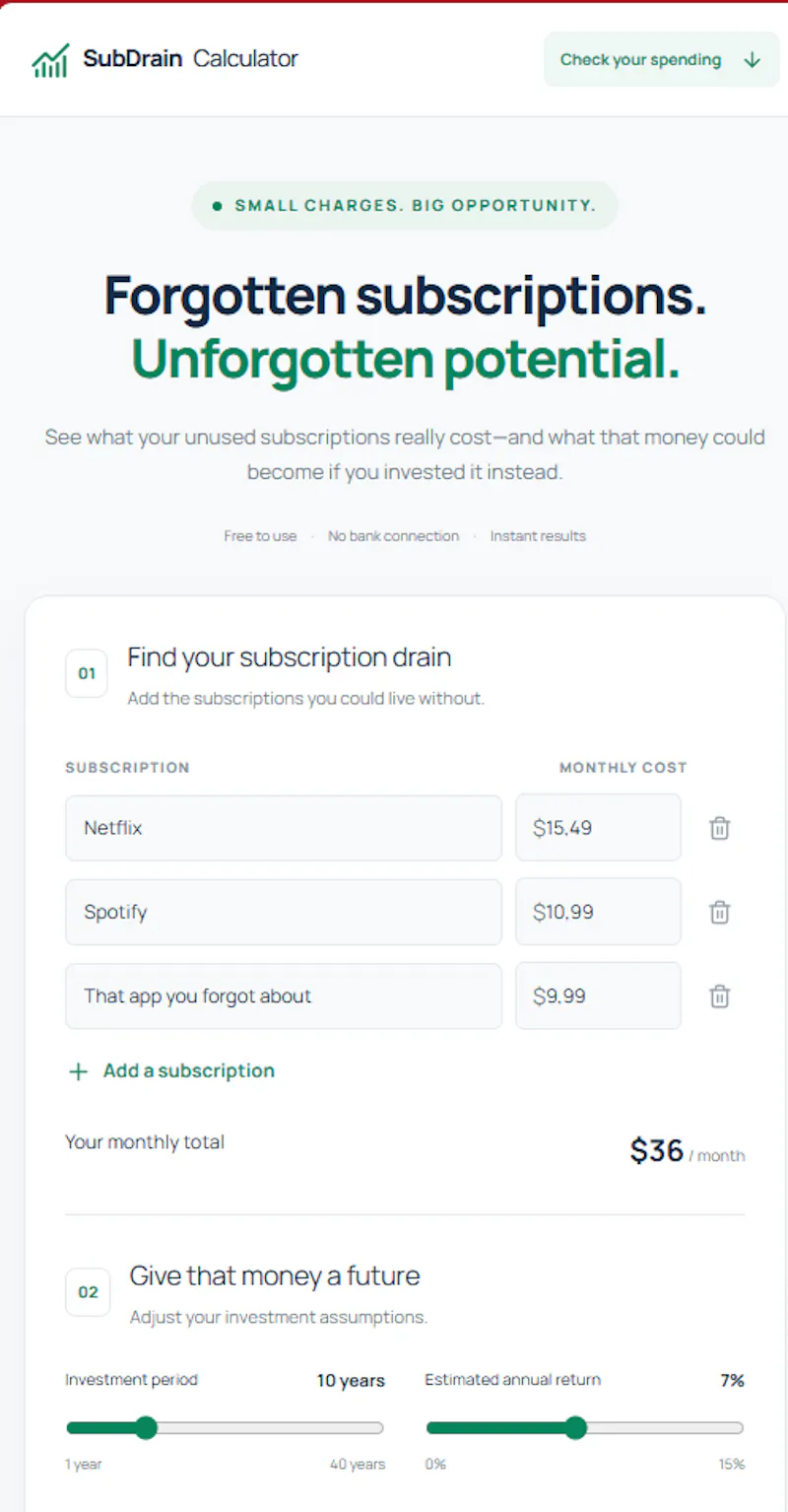 SubDrain Calculator screenshot 3