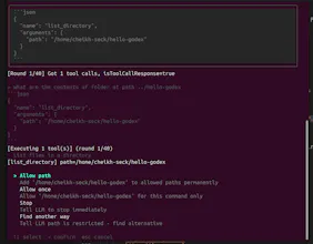 GoDex: AI coding agent gallery image