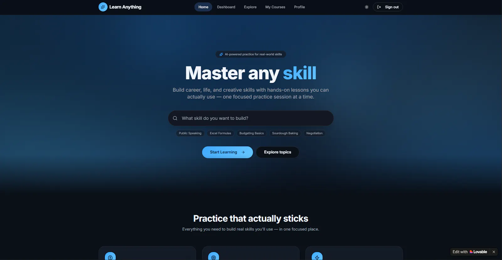 Learn Anything — Master any topic screenshot 1