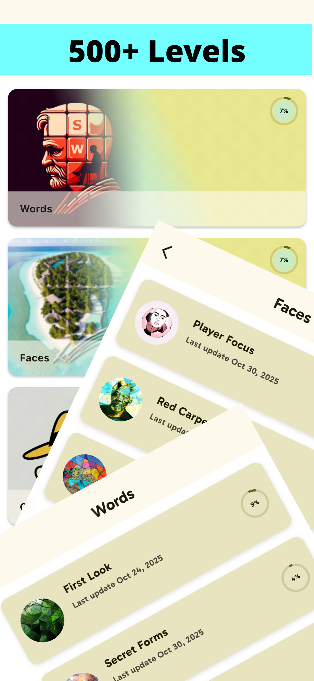 Subliminal Words - Main product screenshot demonstrating key features and user interface