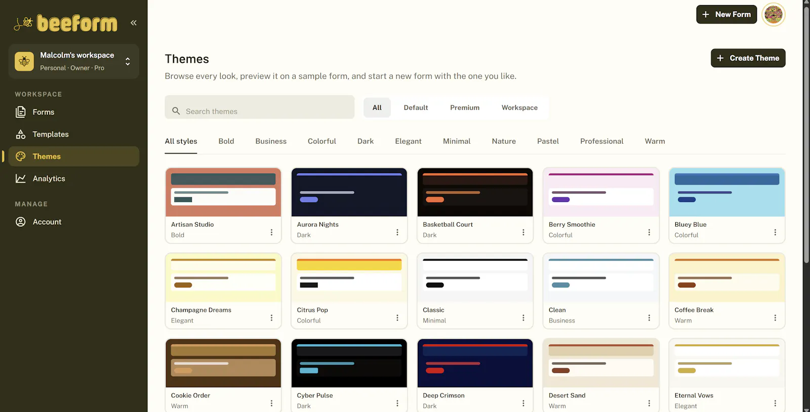 BeeForm screenshot 2
