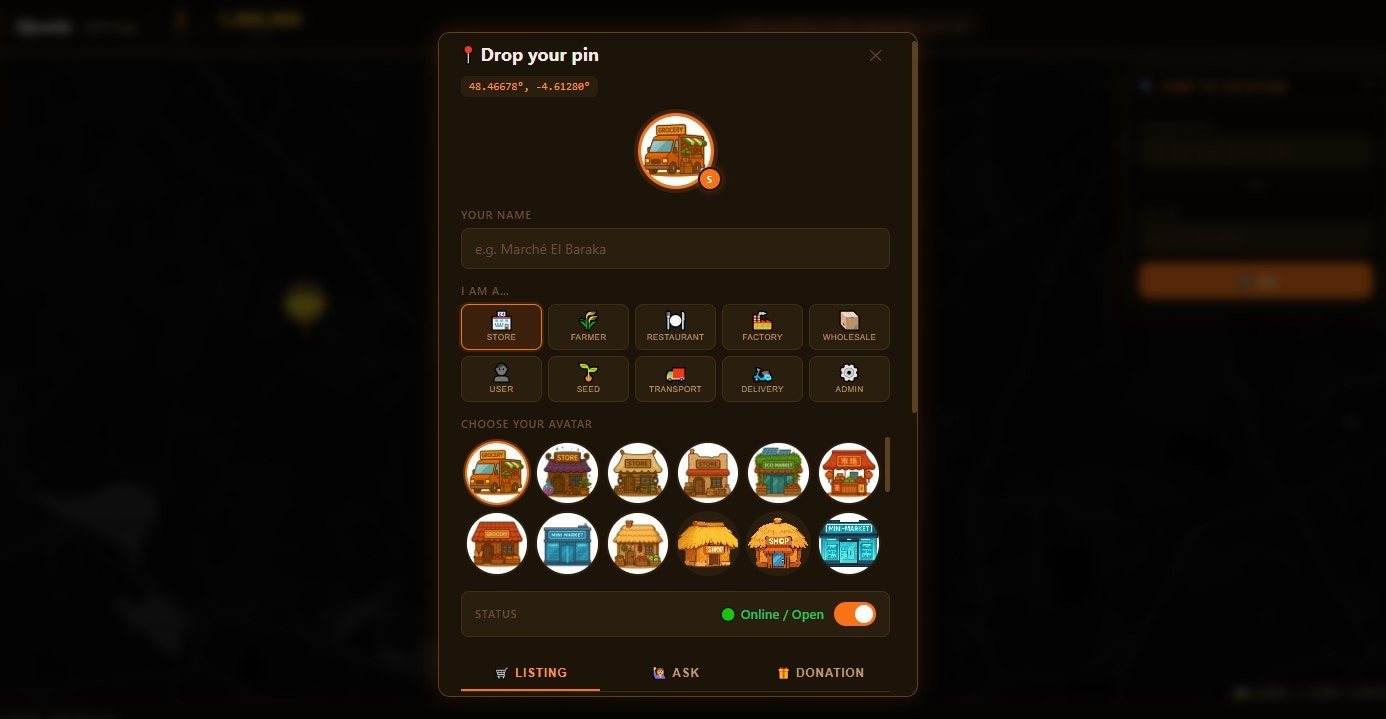 Djowda Food Freedom Map gallery image