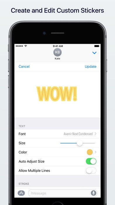 Word Art for iMessage gallery image