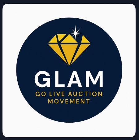 GLAM Go Live Auction Movement - Product Hunt launch logo