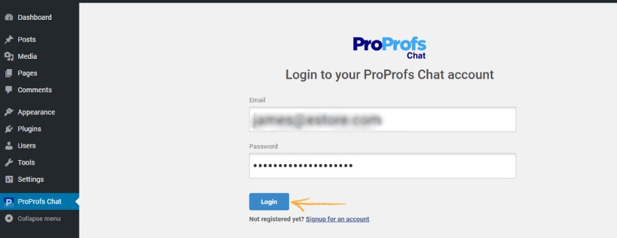 ProProfs Live Chat Plugin for Wordpress gallery image