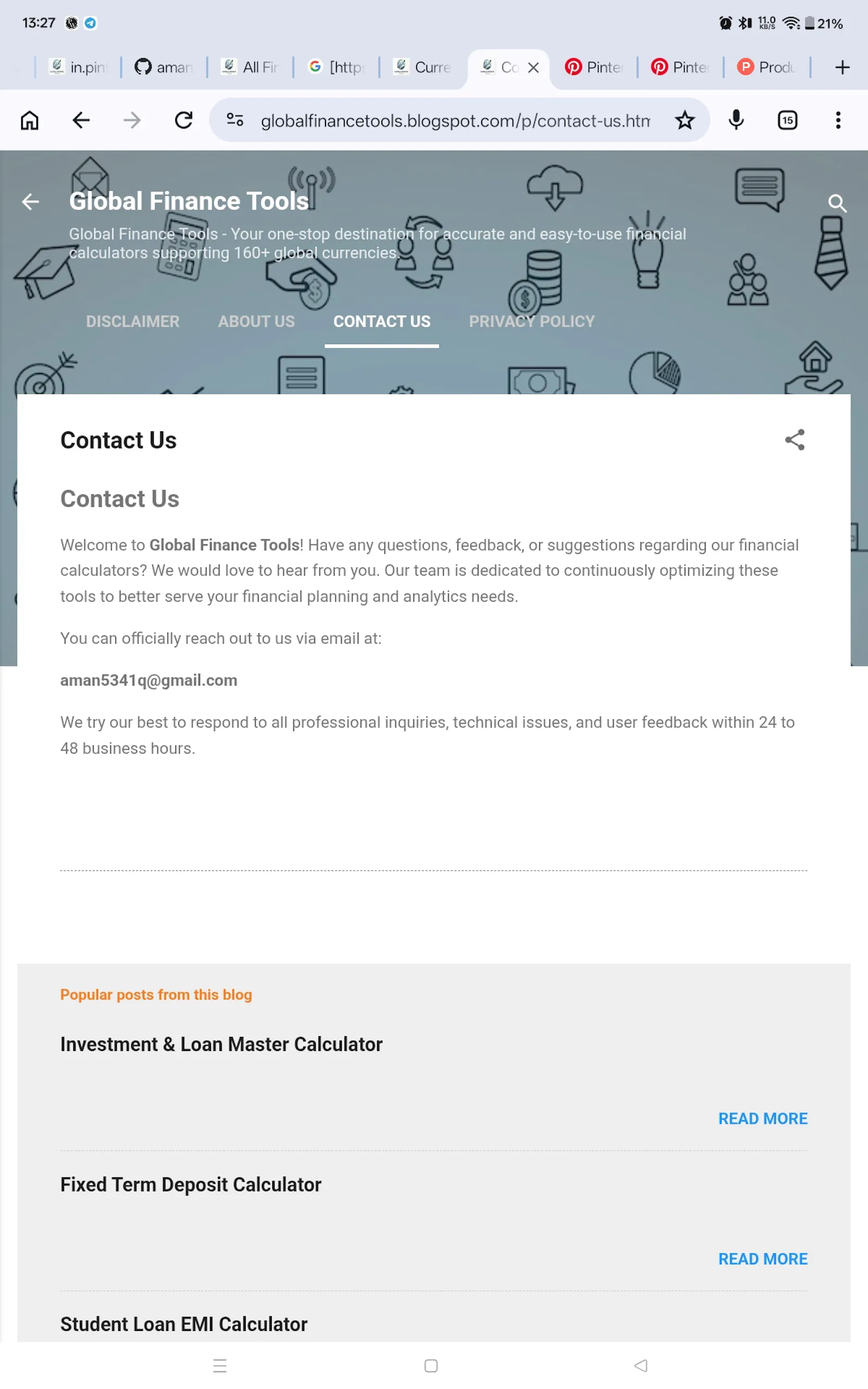 Global Finance Tools  screenshot 5