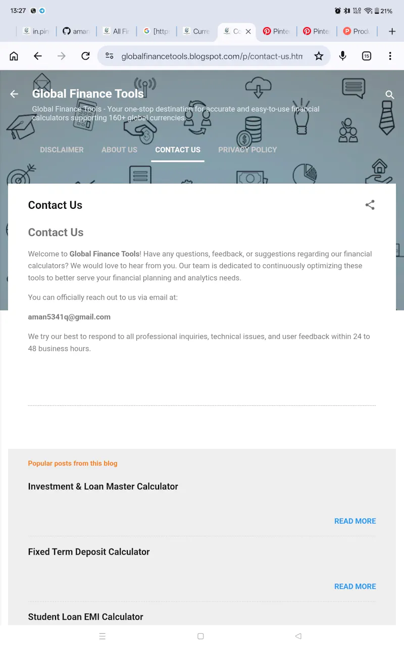 Global Finance Tools  screenshot 5