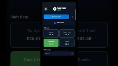 Overtime Live - Shift Tracker gallery image