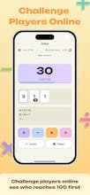 Race to 100: Brain Puzzle Game gallery image