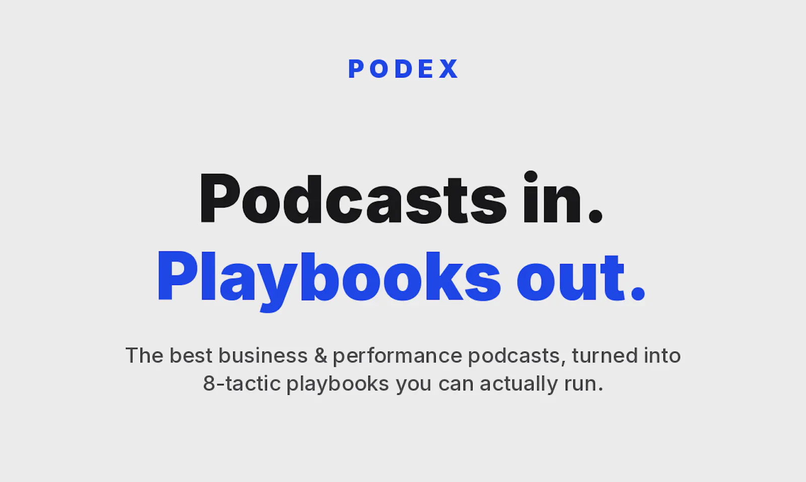 Podex screenshot 1