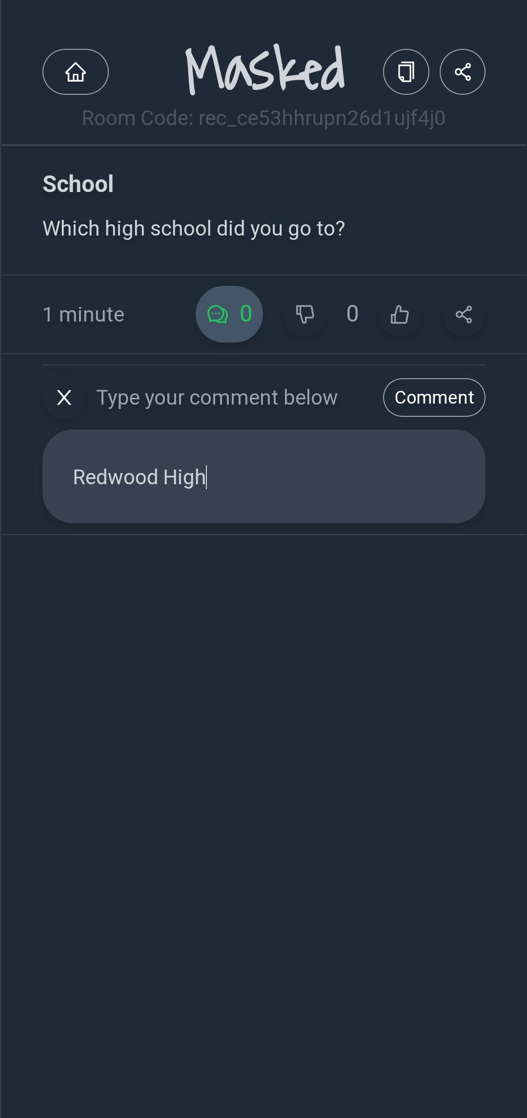 Media Bertopeng - Perkongsian tanpa nama dengan upvoting dan downvoting 11