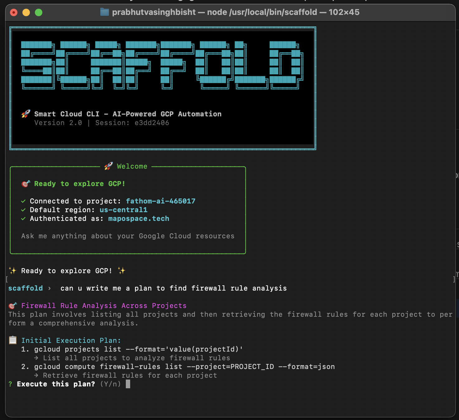 Scaffold | AI DevOps Agent - Chat with Google Cloud — right from your terminal 🚀 media 2