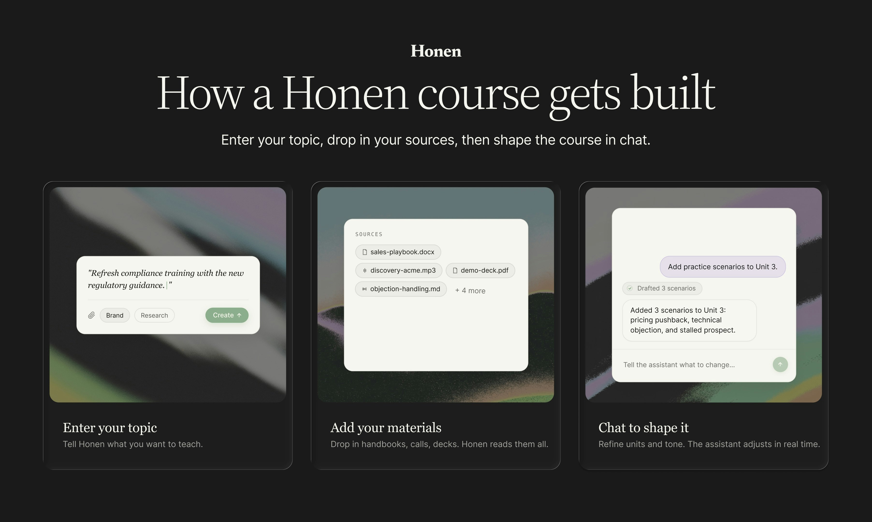 Honen gallery image