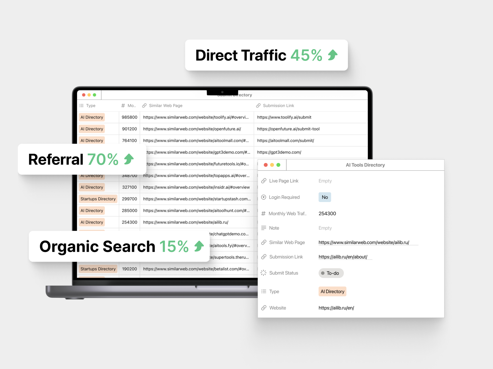 startuptile BoostAITraffic-Submit your AI to top directories for high-quality backlinks