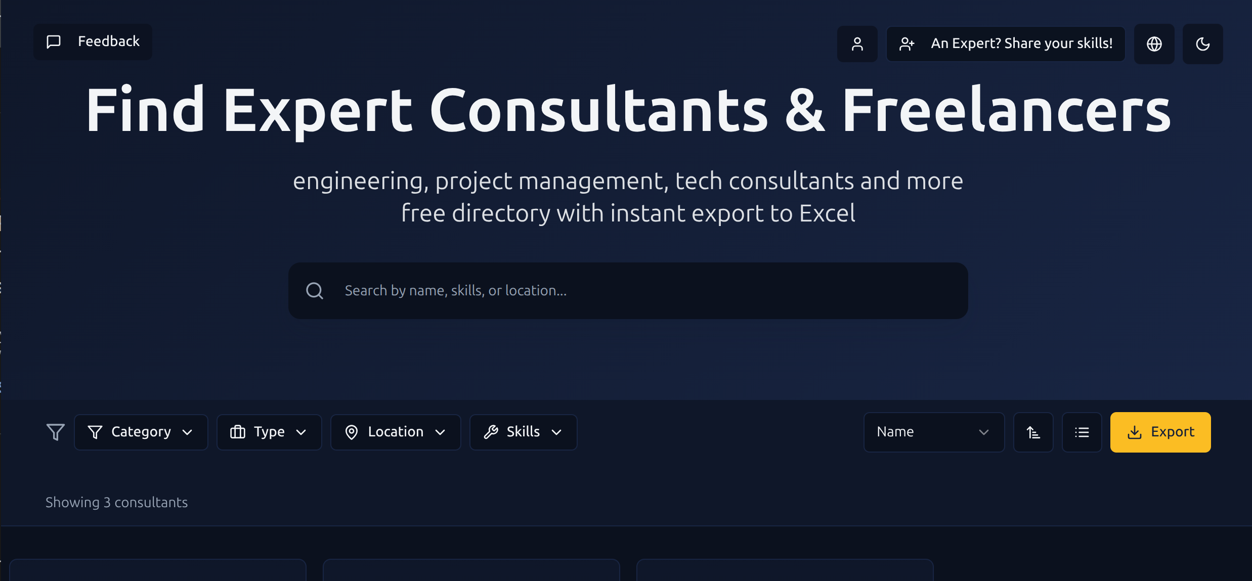 ListAllExperts.com - Screenshot 3 showing product features and functionality