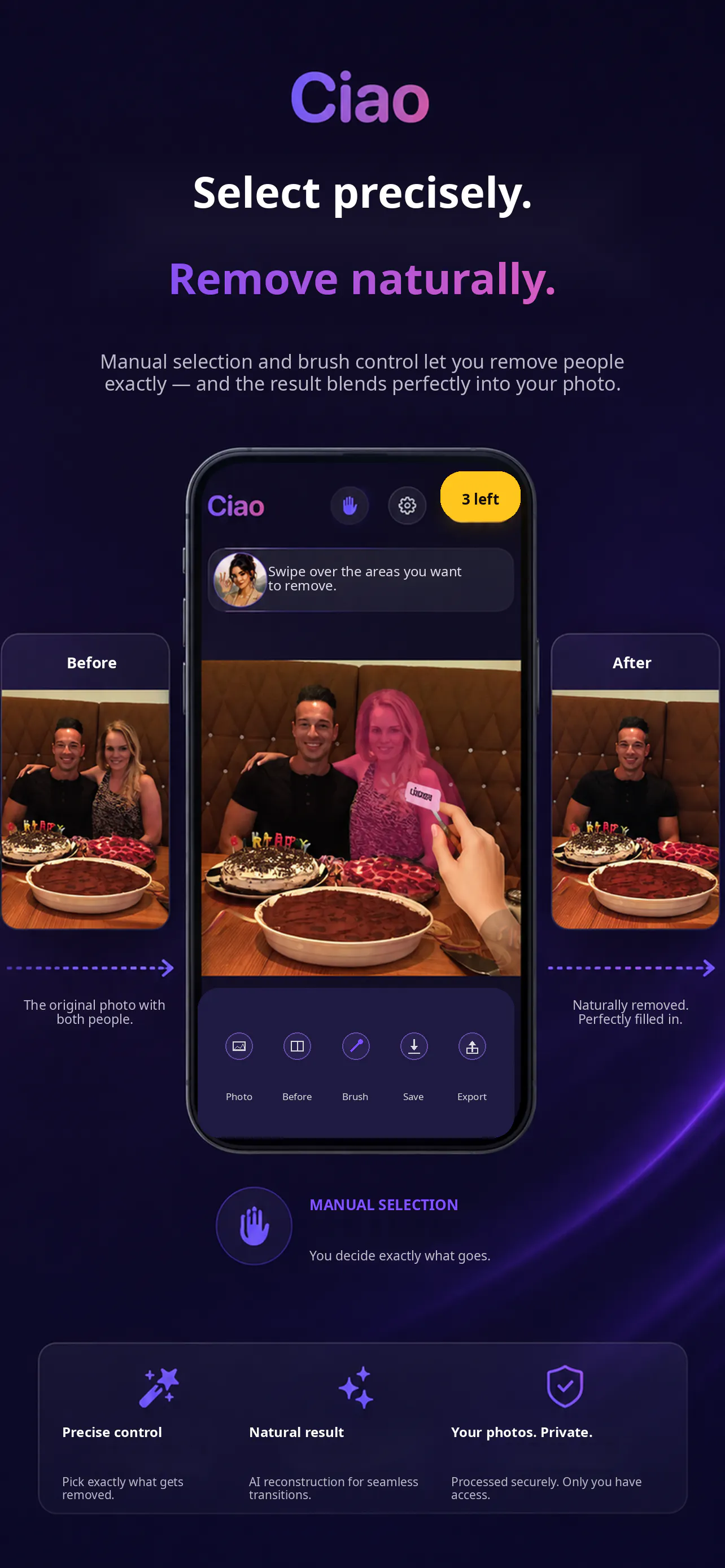 Ciao – Object & People Eraser gallery image