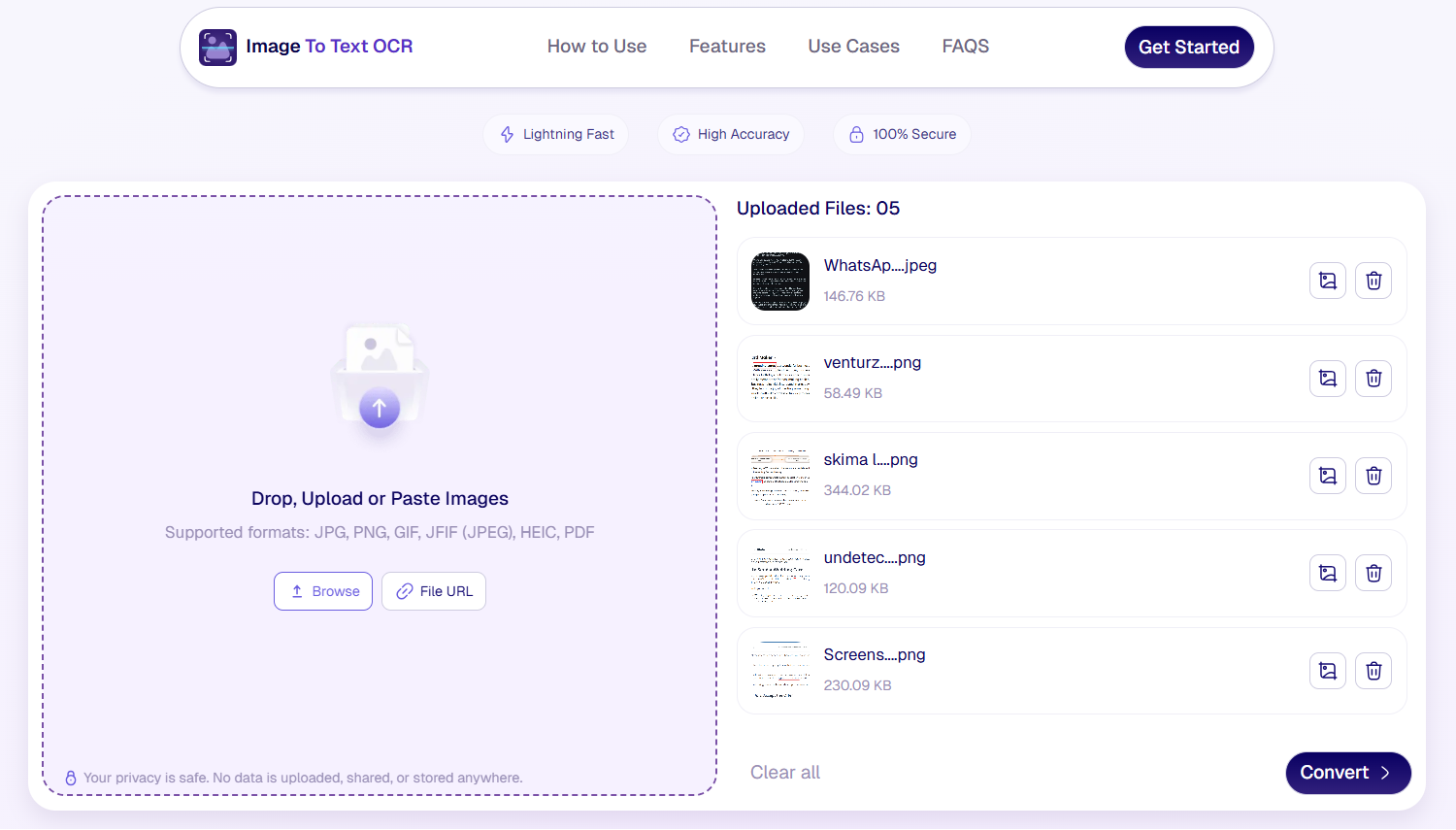 Image to Text OCR gallery image