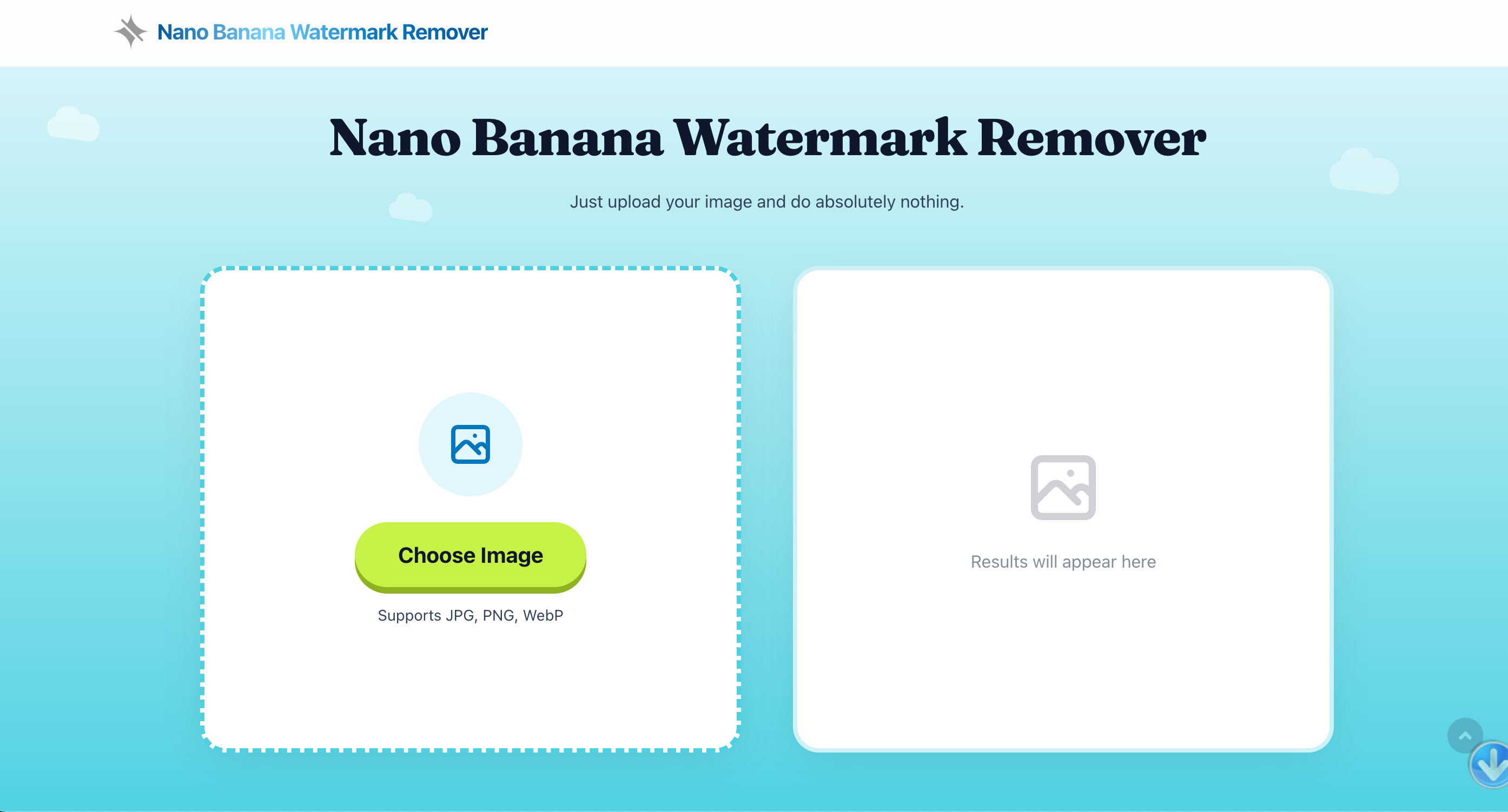 Free Nano Banana Watermark Remover - Main product screenshot demonstrating key features and user interface