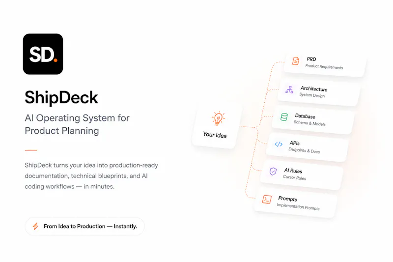 ShipDeck — Early Access Waitlist screenshot 1