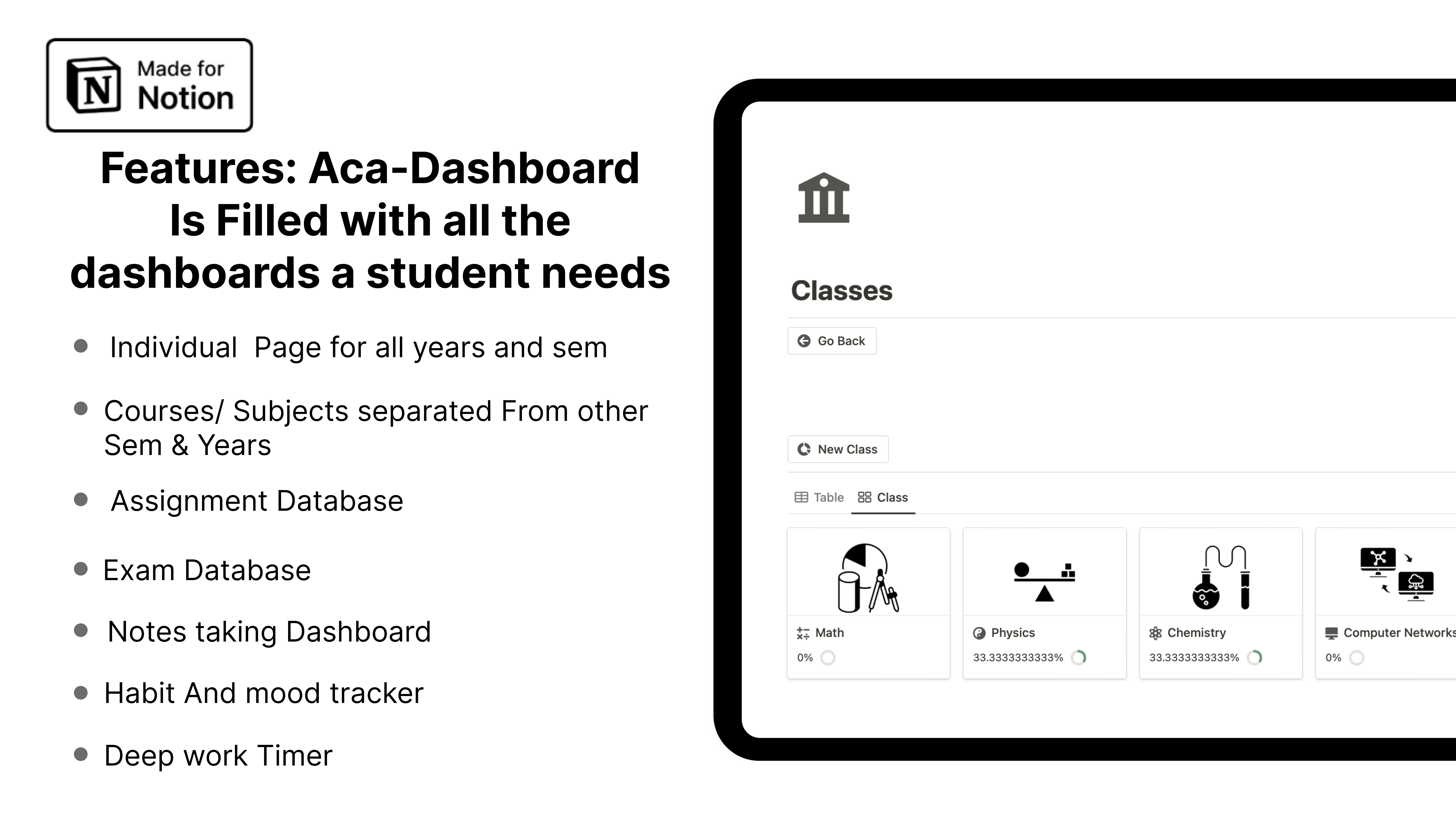 Aca-dashboard (Student OS) gallery image