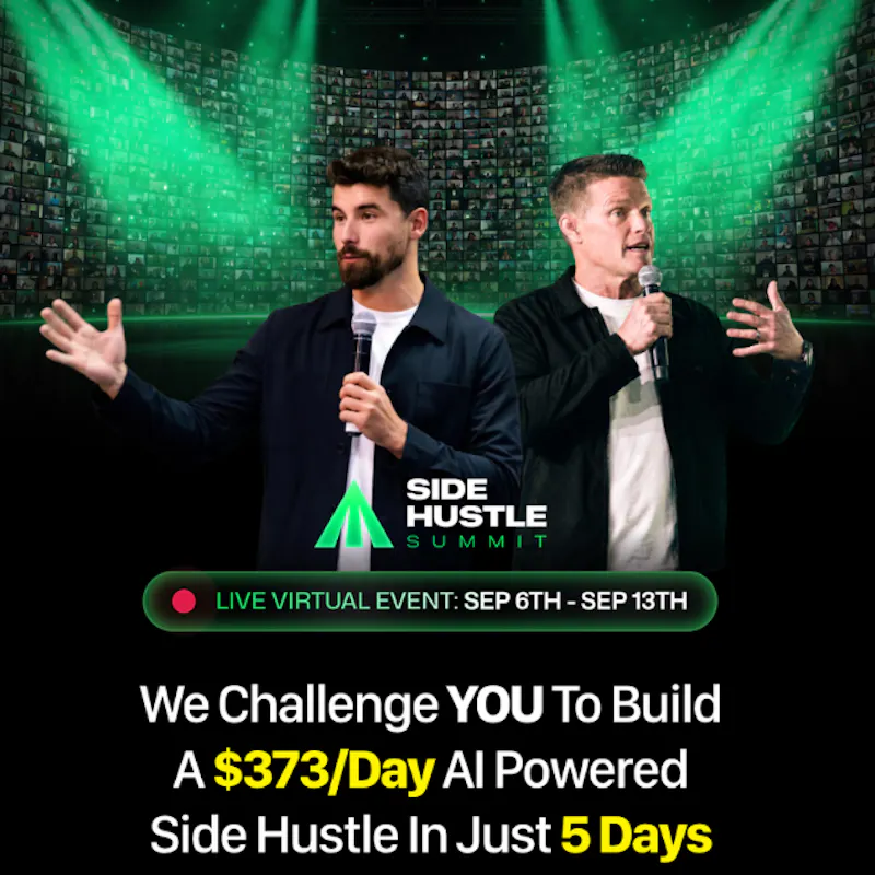 Side Hustle Summit Russell & Iman Gadzhi screenshot 2