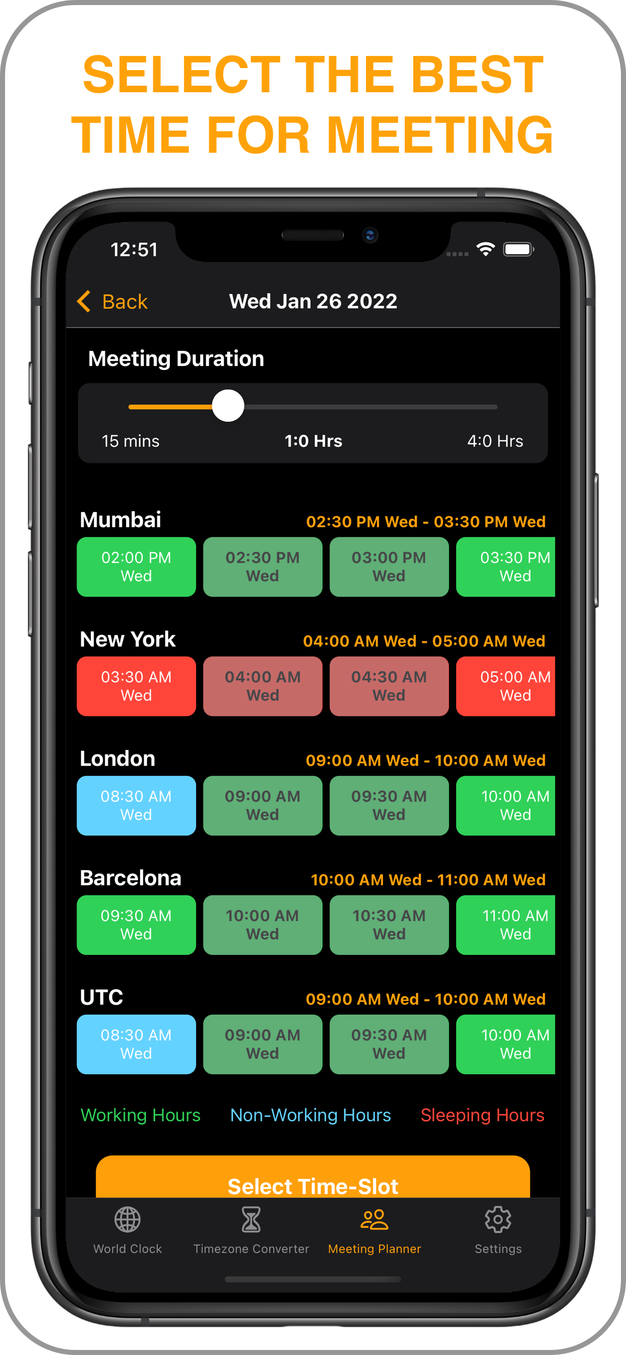 Bramhaand Clock, timezone, meeting planner Product Hunt