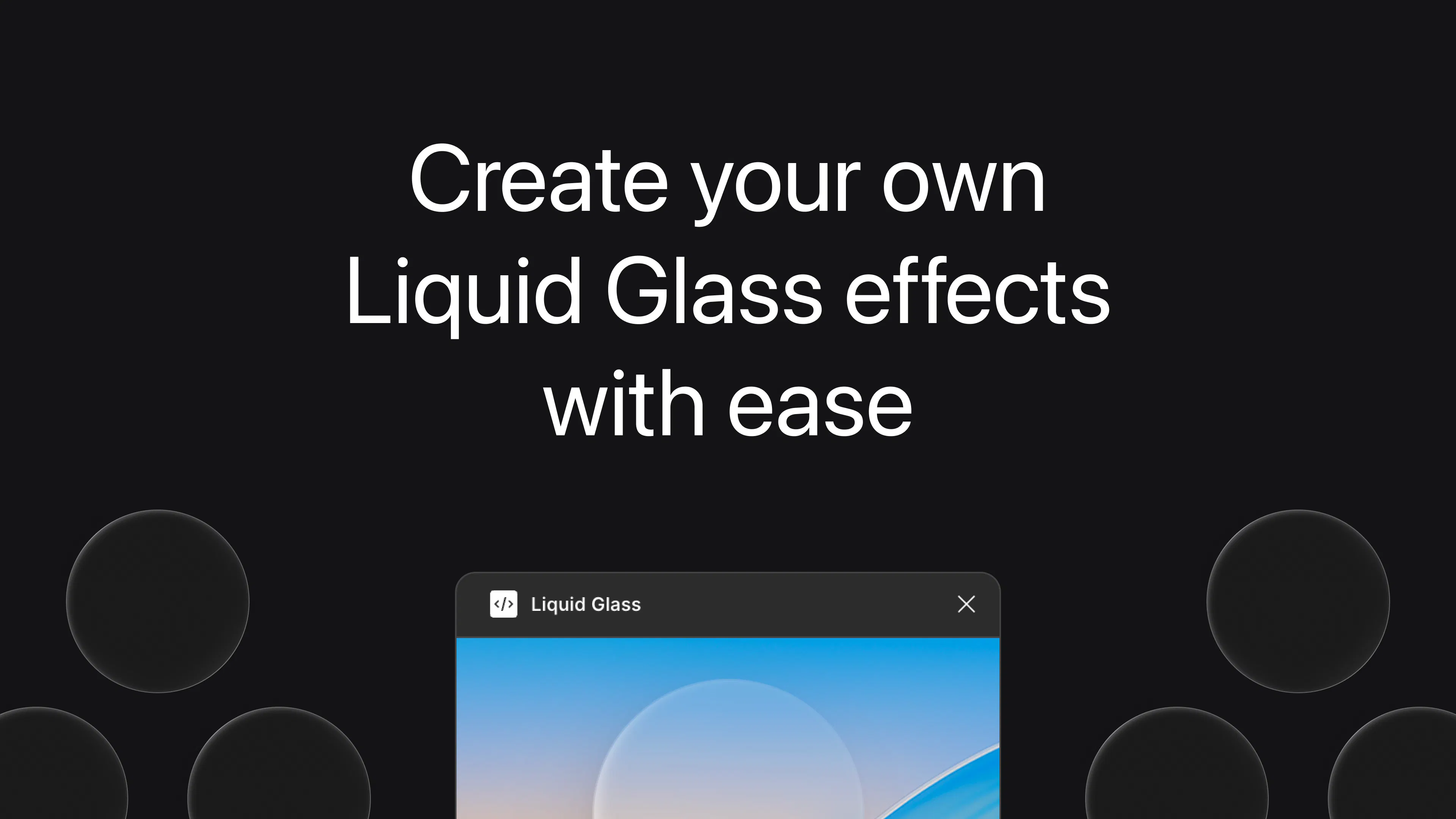 Liquid Glass Figma Plugin gallery image