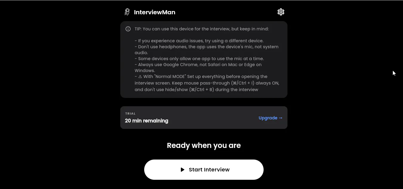InterviewMan gallery image