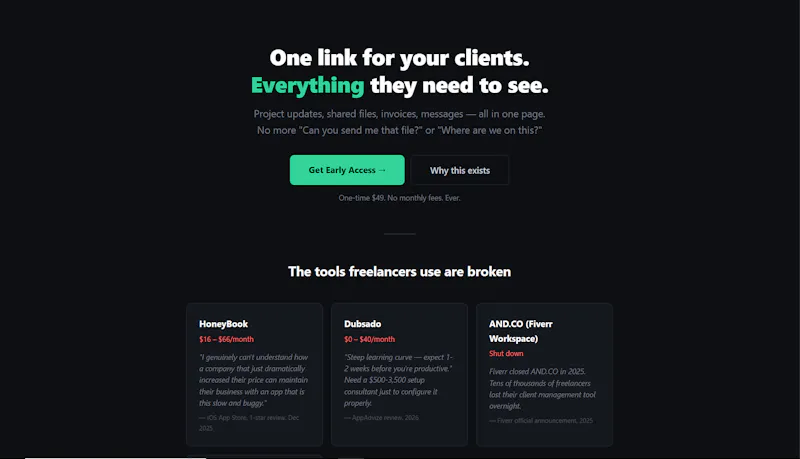 ClientDash screenshot 1