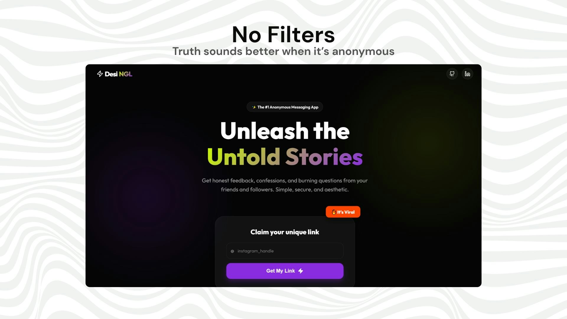 Desi-Ngl - Main product screenshot demonstrating key features and user interface