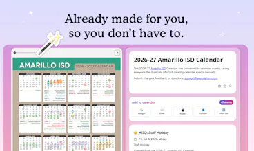 Agenda Hero 2026-27 School Calendars gallery image