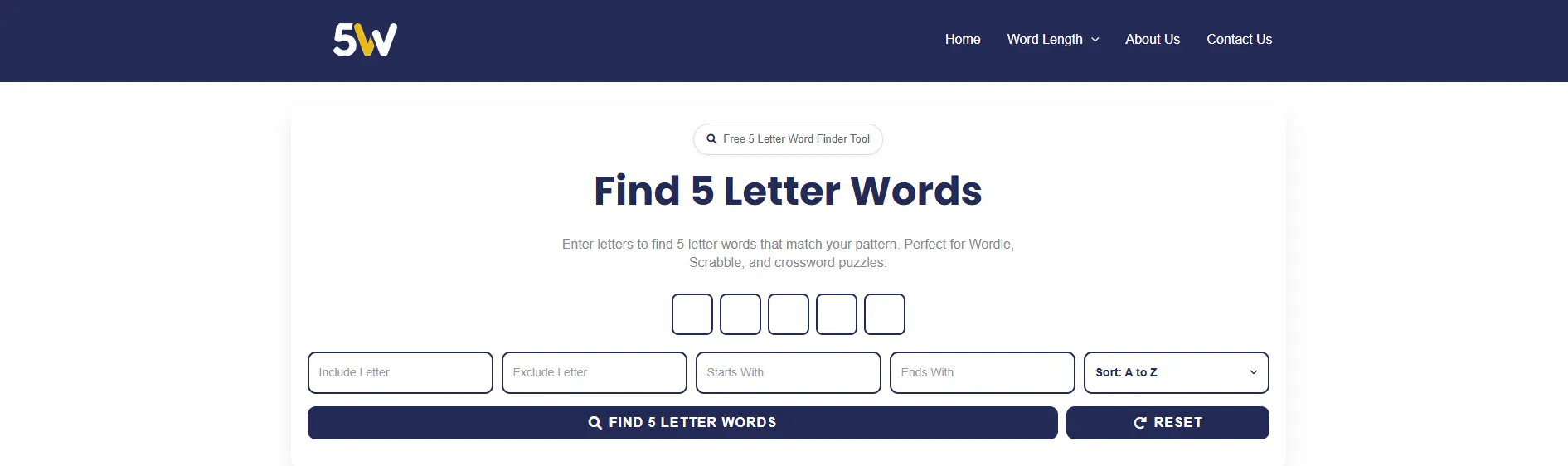 5 Letterr Words gallery image
