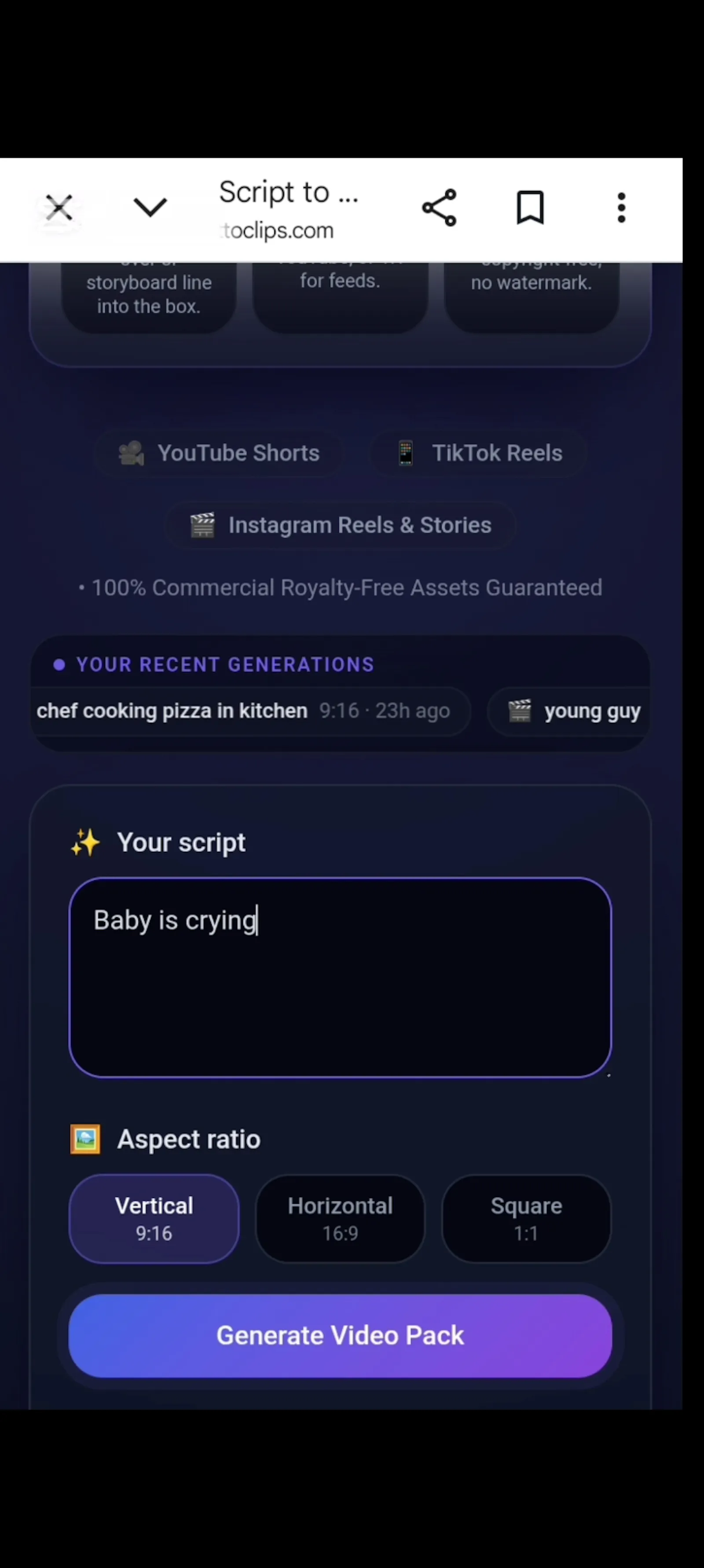 Script to Clips screenshot 3