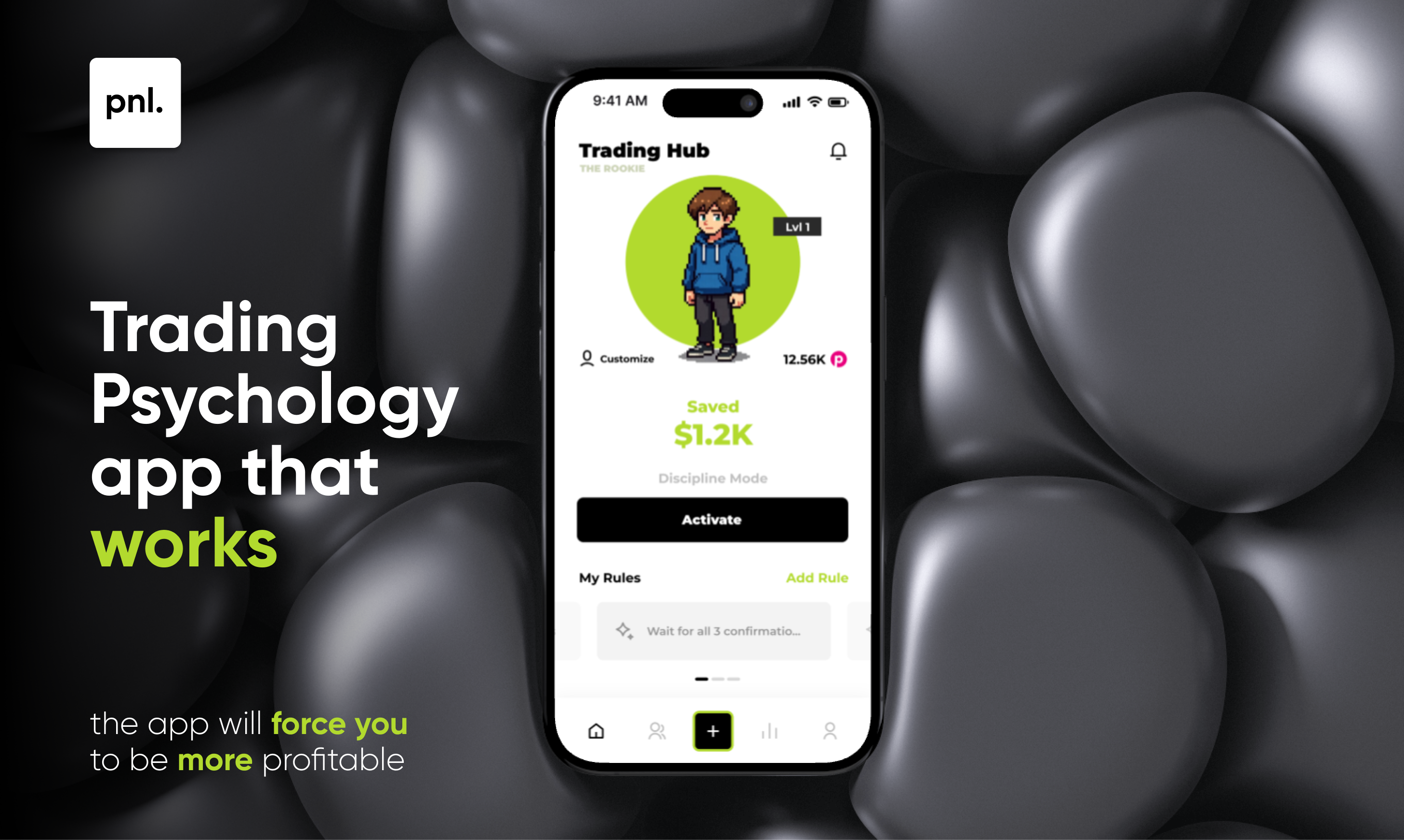 PnL App - Main product screenshot demonstrating key features and user interface