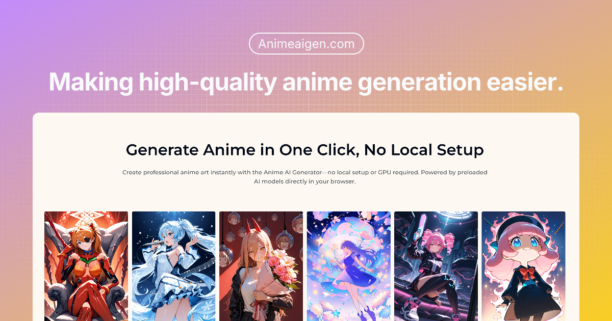 Anime AI Gen: Supa Easy Anime Gen Studio media 1
