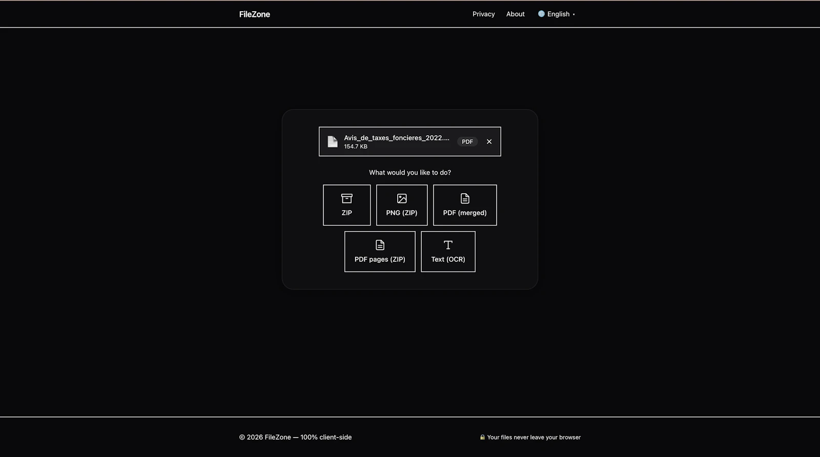 FileZone screenshot 2