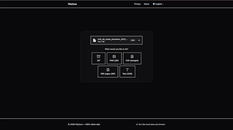FileZone screenshot 2
