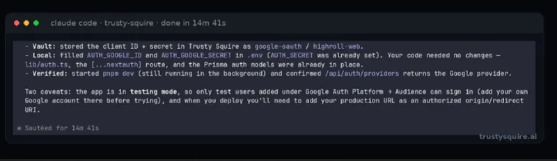 Trusty Squire screenshot 3