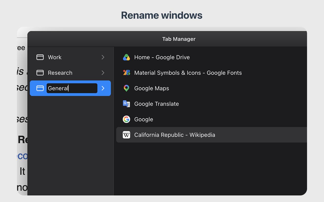 Tab Manager gallery image