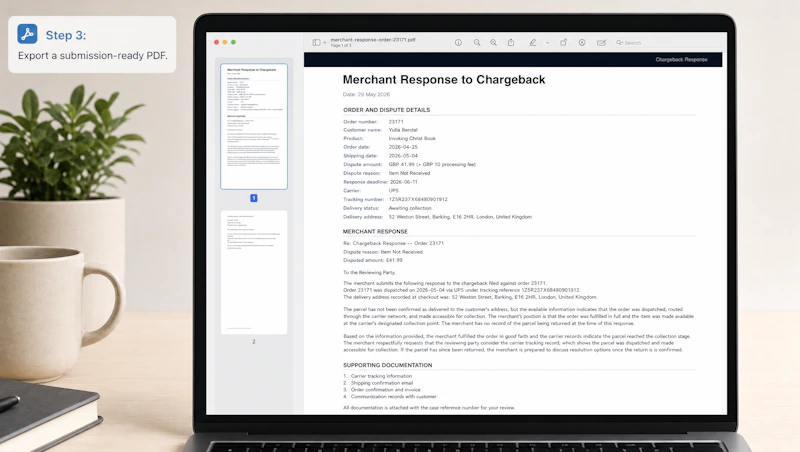DisputeDesk screenshot 5