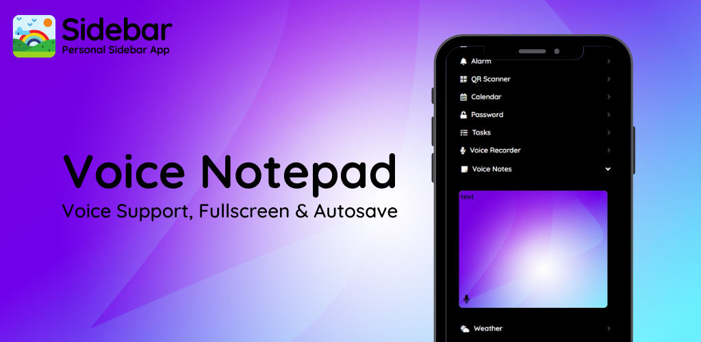 Sidebar One X gallery image