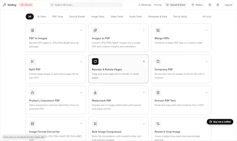 Toolzy screenshot 2