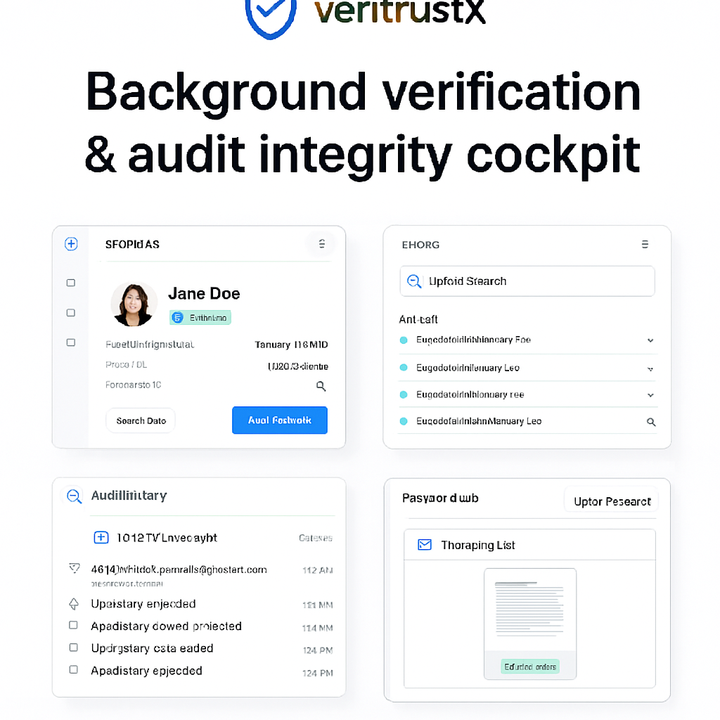 VeritrustX - Screenshot 2 showing product features and functionality
