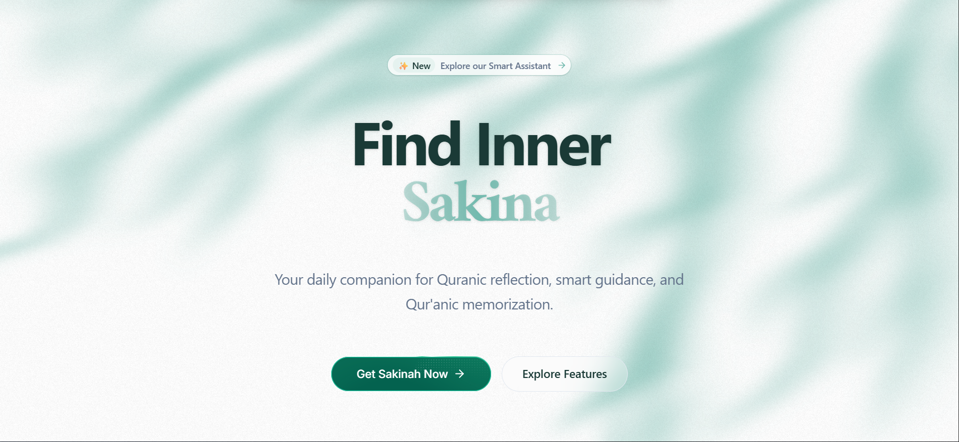 Sakinah - Main product screenshot demonstrating key features and user interface