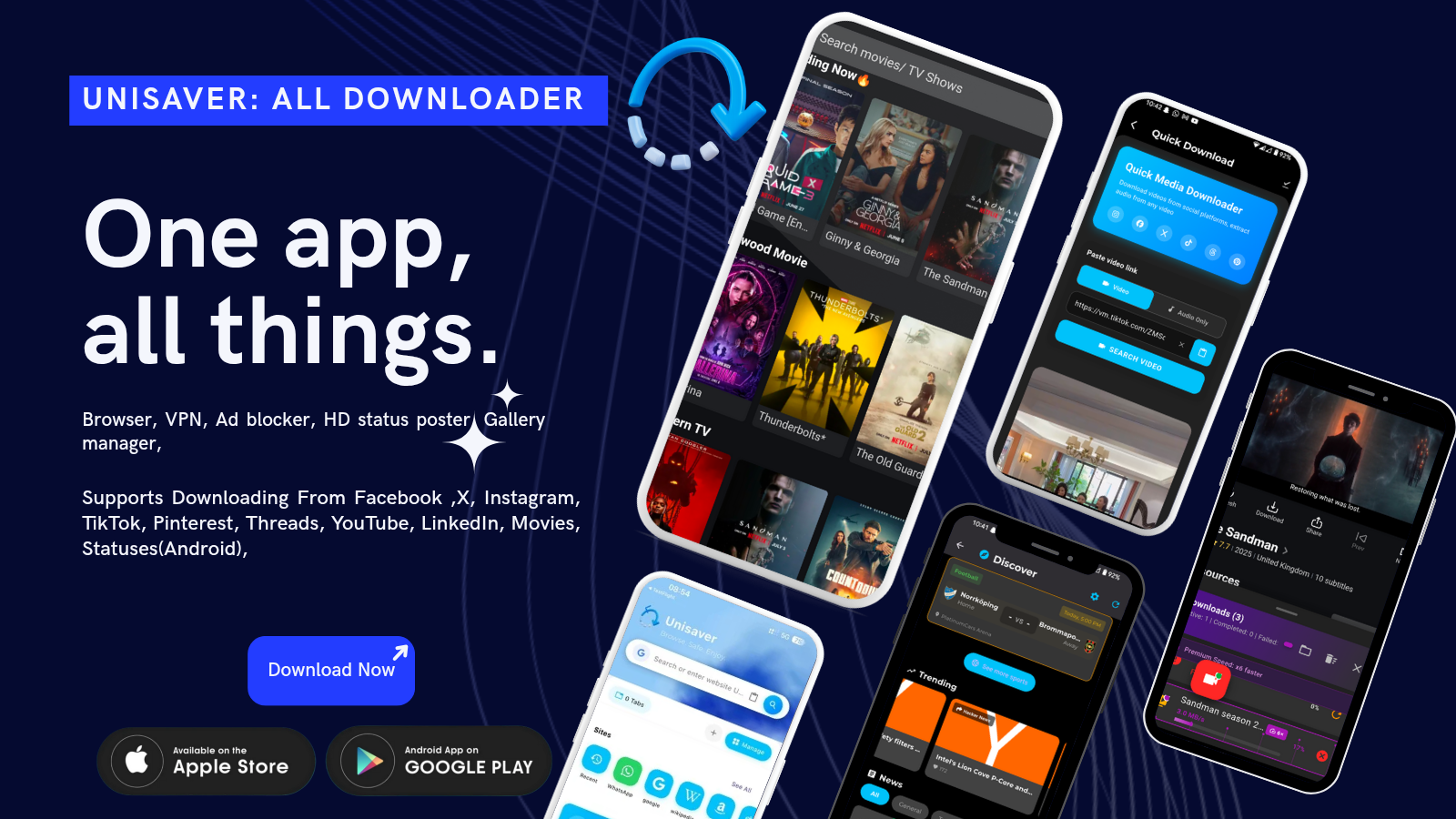 Média UNISAVER All Media Ultimate Downloader - Une modification d'un écosystème pour le téléchargement facile de tous 2