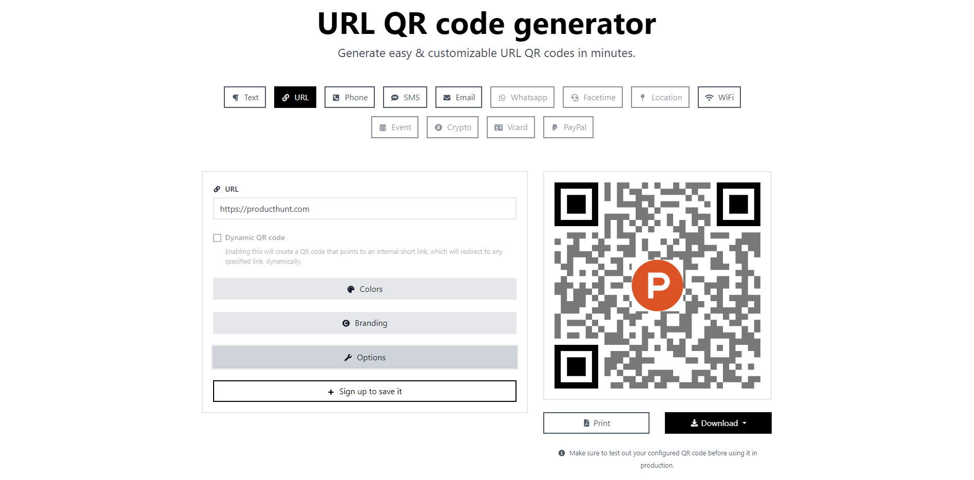 QRwhiz - Free QR code generator media 3