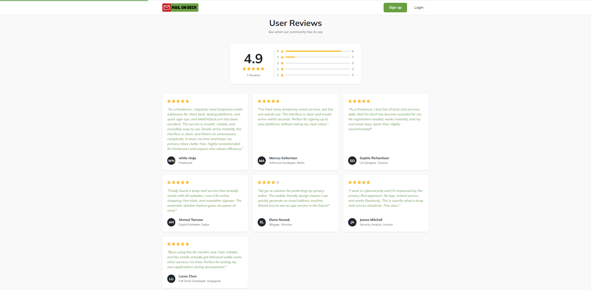 Mail On Deck - Screenshot 4 showing product features and functionality