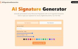 AI Signature Generator media 1