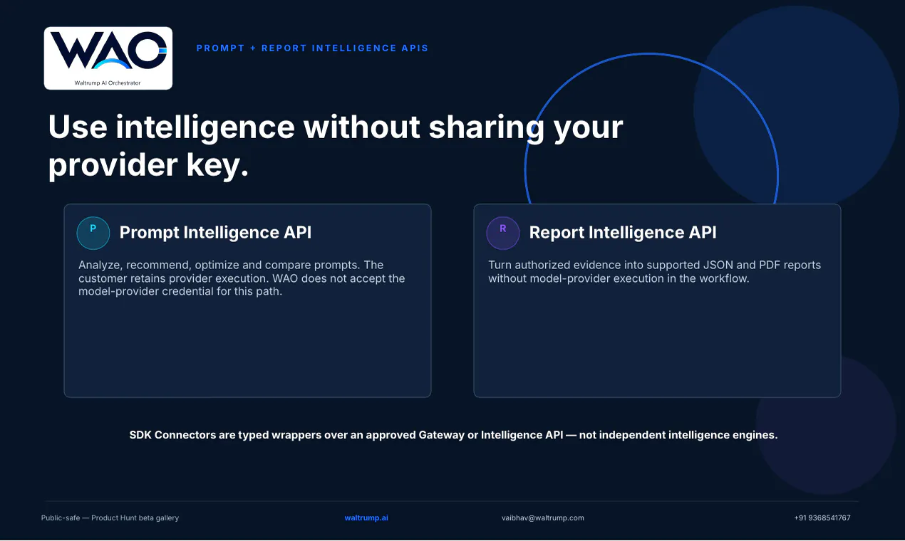WAO - Waltrump AI Orchestrator gallery image