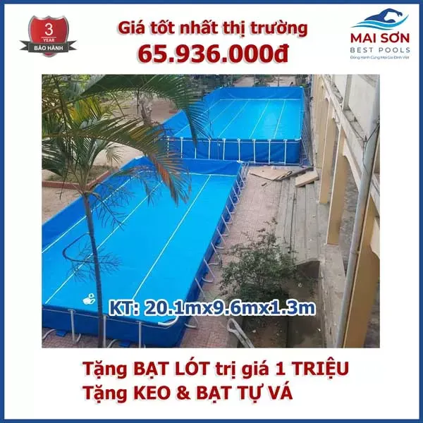 Banner del producto Bể Bơi Lắp Ghép Trường Học 20x10m